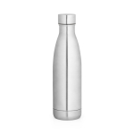 Botella termo de acero inoxidable con tapón antifugas 520ml color plateado mate