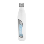 Botella de acero inoxidable ideal para sublimar de doble pared 1L color blanco