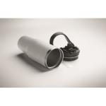 Vaso de doble pared con pajita, boquilla y asa de transporte 850ml color blanco vista fotografía cuarta vista