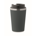 Vaso doble pared con revestimiento de cerámica en el interior 350ml color negro mate