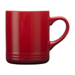 Taza de cerámica con efecto degradado en color de 330ml color rojo segunda vista frontal