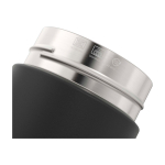 Botella de acero inoxidable reciclado doble pared 750ml Ocean Bottle color negro vista detalle 2