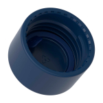 Botella hecha de materiales reciclados con taza 620ml Ocean Bottle color azul marino vista detalle 1