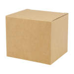 Taza de cerámica con acabado mate y asa en forma cuadrada 370ml segunda vista con caja