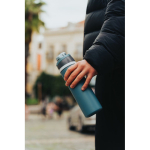 Botella de acero inoxidable reciclado de doble pared de 720ml color negro