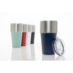 Vaso térmico de acero inoxidable reciclado antigoteo de 500ml color negro