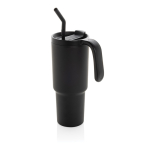 Vaso térmico de acero inoxidable reciclado antigoteo de 900ml color negro