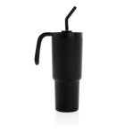 Vaso térmico de acero inoxidable reciclado antigoteo de 900ml color negro cuarta vista