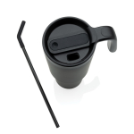 Vaso térmico de acero inoxidable reciclado antigoteo de 900ml color negro novena vista