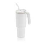 Vaso térmico de acero inoxidable reciclado antigoteo de 900ml color blanco