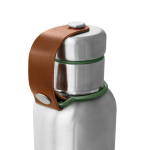 Botella térmica de acero inoxidable con asa Black+Blum 500ml color verde oliva tercera vista