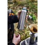 Botella térmica de acero inoxidable con asa Black+Blum 750ml color turquesa