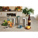 Vaso térmico de aceor inoxidable con antigoteo Black+Blum 600ml color verde oliva