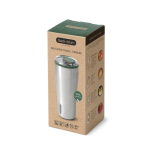 Vaso térmico de aceor inoxidable con antigoteo Black+Blum 600ml color verde oliva vista con caja