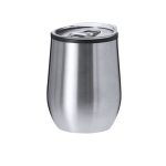 Vaso térmico de acero inoxidable con tapa transparente 330ml segunda vista