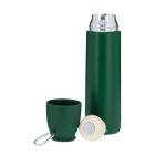Termo con taza de 120ml de acero inoxidable reciclado 500ml tercera vista