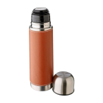 Termo de acero inoxidable con funda extraíble de cuero 400ml cuarta vista