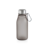 Botella de plástico reciclado estilo mate con mosquetón 350ml color negro vista 11