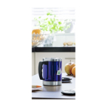 Taza térmica de acero inoxidable y tapa con cierre deslizante primera vista