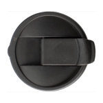 Vaso térmico de acero inoxidable texturizado en parte de abajo 460ml color negro cuarta vista