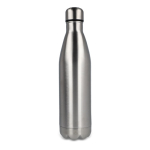 Botella de acero inoxidable reciclado con tapón plateado 750ml color plateado