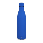 Botella de acero inoxidable reciclado con acabado aterciopelado 750ml color azul