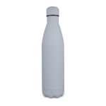 Botella de acero inoxidable reciclado con acabado aterciopelado 750ml color gris