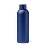 Botella térmica de acero inoxidable con acabado brillante 550ml color azul segunda vista