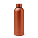 Botella térmica de acero inoxidable con acabado brillante 550ml color naranja segunda vista