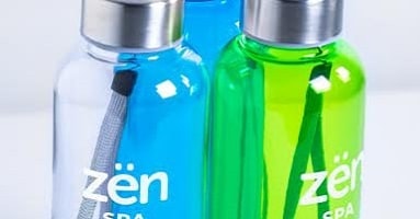 Botellas con logotipo