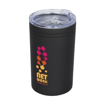 Vasos térmicos con logo negro