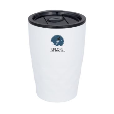 Vasos isotérmicos con logotipo blanco