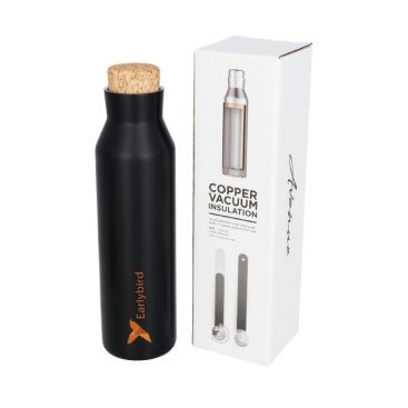 Botellas merchandising acero negro