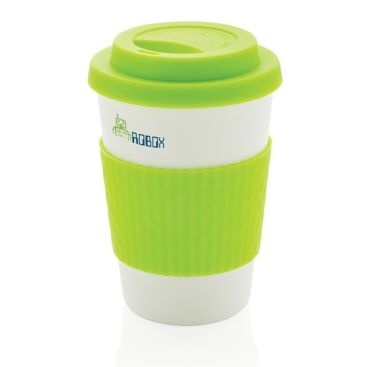 Taza para llevar personalizada color verde