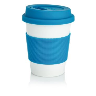 Vasos para llevar sostenibles color azul