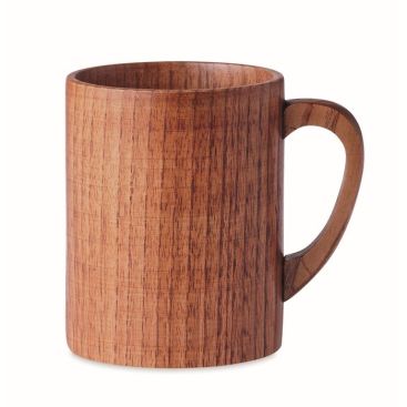 Tazas personalizadas de madera de roble