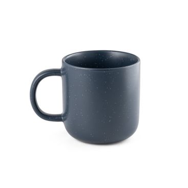Taza de cerámica con acabado moteado