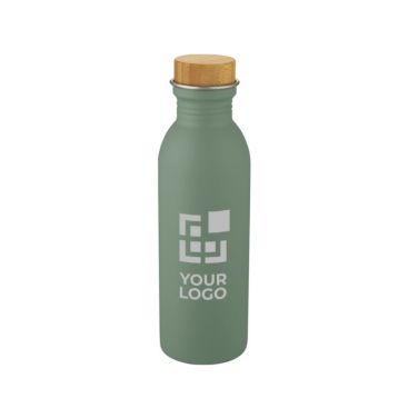 Botella de acero inoxidable con tapa
