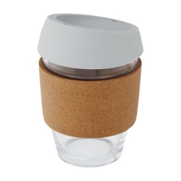 Vaso para llevar con agarre de corcho