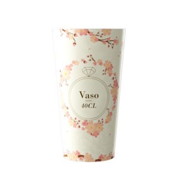 Vasos reutilizables sin BPA con logotipo