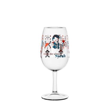 Copa de vino personalizada de tritán