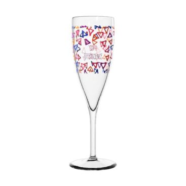 Copa para champagne publicitaria