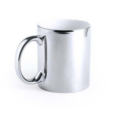Tazas de acabo metálico promocionales