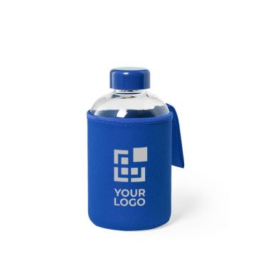 Botella de cristal con funda de soft shell