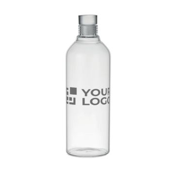 Botellas de vidrio de tamaño grande
