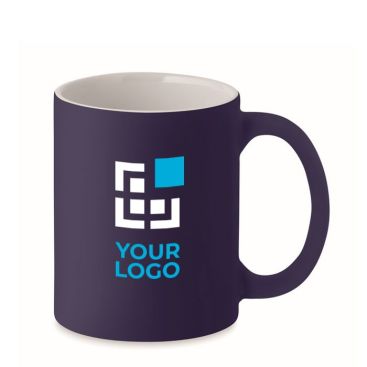 Tazas de cerámica de colores mate