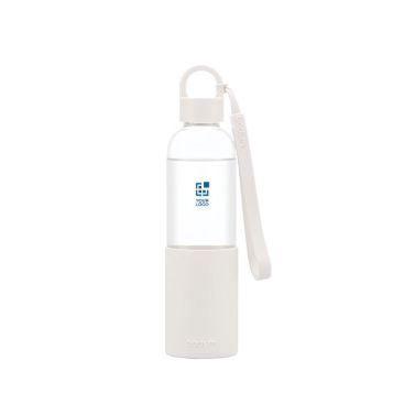 Botella con funda de silicona de colores