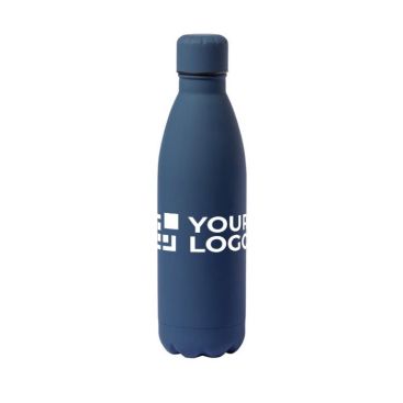 Botellas promocionales con acabado de goma