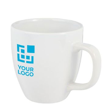Taza de cerámica brillante para capuchinos