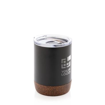 Tazas térmicas de acero con base de corcho